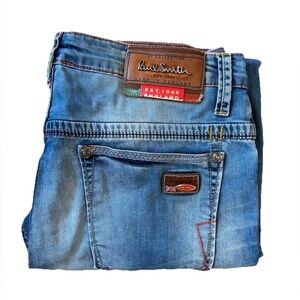 Paul Smith Jeans Pants Mens Straight Leg Jeans Blue Size 36 Lightweight